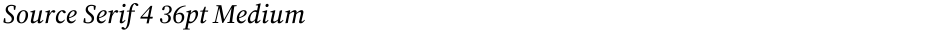 Source Serif 4 36pt MediumDemo