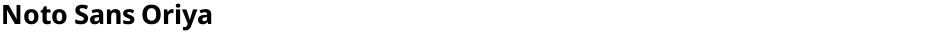 Noto Sans OriyaDemo