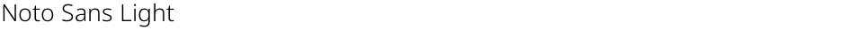 Noto Sans LightDemo