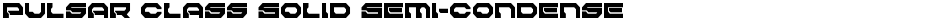 Pulsar Class Solid Semi-CondensedDemo