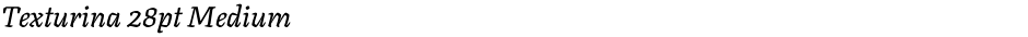 Texturina 28pt MediumDemo