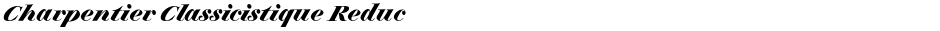 Charpentier Classicistique ReducedDemo