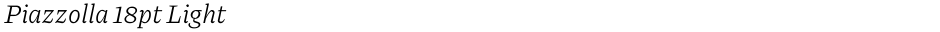 Piazzolla 18pt LightDemo