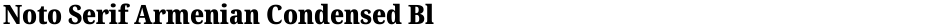 Noto Serif Armenian Condensed BlackDemo