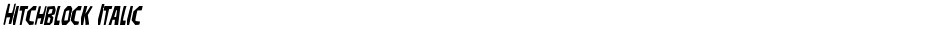 Hitchblock ItalicDemo