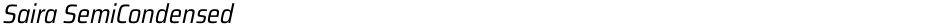 Saira SemiCondensedDemo