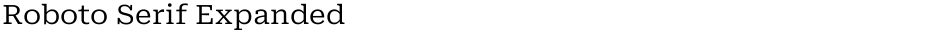 Roboto Serif ExpandedDemo
