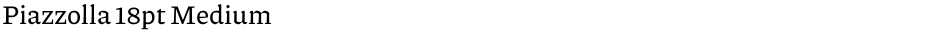 Piazzolla 18pt MediumDemo