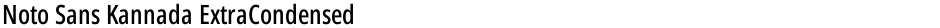 Noto Sans Kannada ExtraCondensed MediumDemo