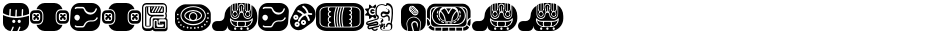mayan glyphs fillDemo