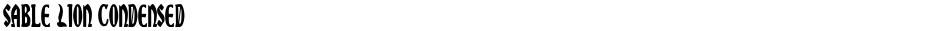 Sable Lion CondensedDemo