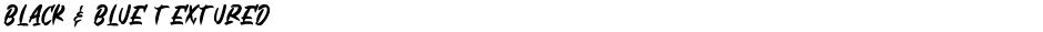 Black & Blue TexturedDemo