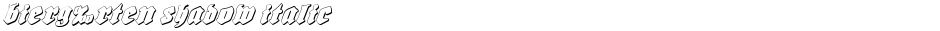 Bierg‰rten Shadow ItalicDemo