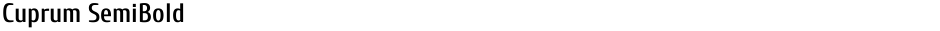 Cuprum SemiBoldDemo
