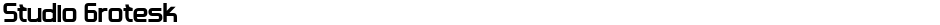 Studio GroteskDemo