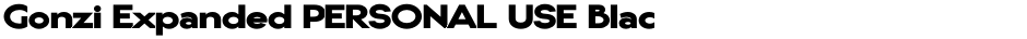 Gonzi Expanded PERSONAL USE BlackDemo
