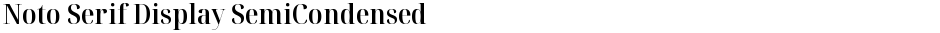 Noto Serif Display SemiCondensed SemiBoldDemo