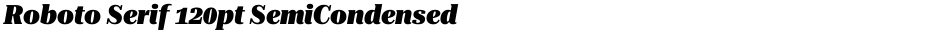 Roboto Serif 120pt SemiCondensed BlackDemo