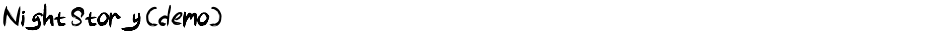 Night Story (demo)Demo