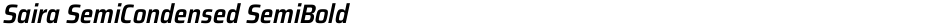 Saira SemiCondensed SemiBoldDemo