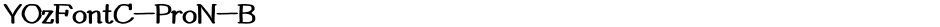 YOzFontC-ProN-BDemo