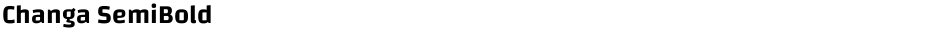 Changa SemiBoldDemo