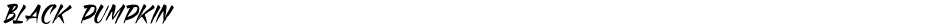 Black PumpkinDemo