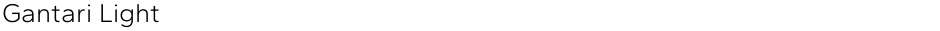 Gantari LightDemo