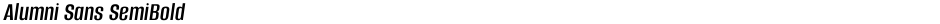 Alumni Sans SemiBoldDemo