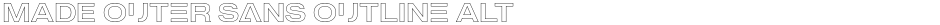 MADE Outer Sans Outline AltDemo