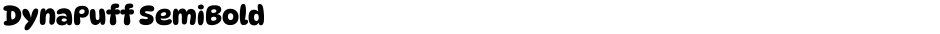 DynaPuff SemiBoldDemo
