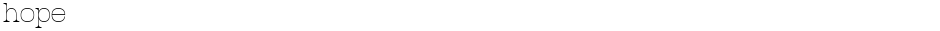 hopeDemo
