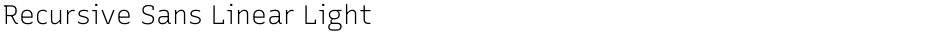 Recursive Sans Linear LightDemo