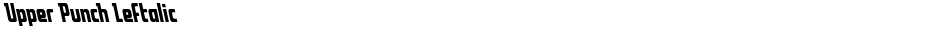Upper Punch LeftalicDemo