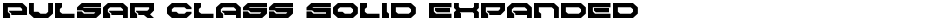 Pulsar Class Solid ExpandedDemo