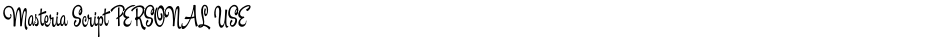 Masteria Script PERSONAL USEDemo