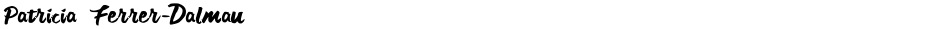 Patricia Ferrer-DalmauDemo