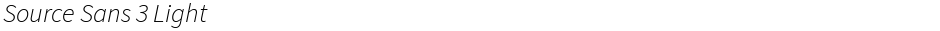 Source Sans 3 LightDemo