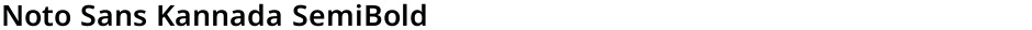 Noto Sans Kannada SemiBoldDemo