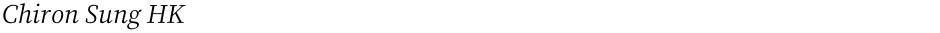 Chiron Sung HKDemo
