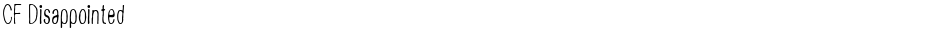 CF DisappointedDemo