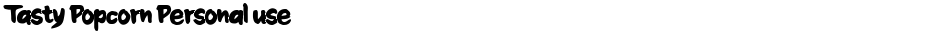 Tasty Popcorn Personal useDemo