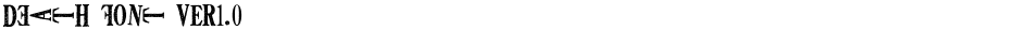 DEATH FONT ver1.0Demo