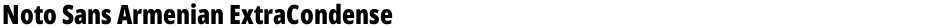 Noto Sans Armenian ExtraCondensed BlackDemo
