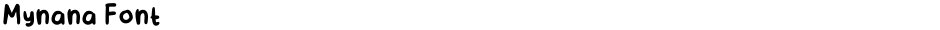 Mynana FontDemo
