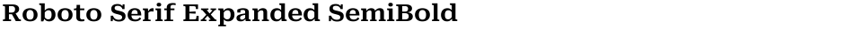 Roboto Serif Expanded SemiBoldDemo