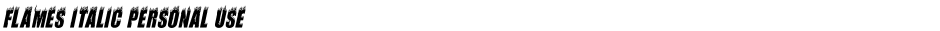 FLAMES ITALIC PERSONAL USEDemo