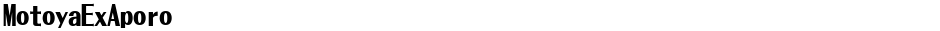MotoyaExAporoDemo