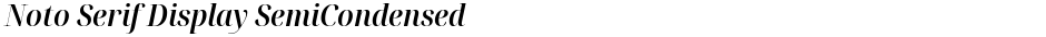 Noto Serif Display SemiCondensed SemiBoldDemo