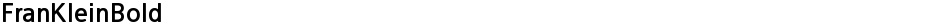 FranKleinBoldDemo